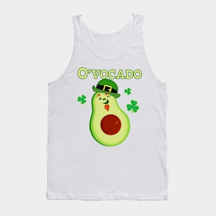 St Patrick's Day Leprechaun Avocado Pun Tank Top